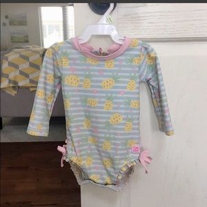 Ruffle Butts Rashguard /Swimsuit